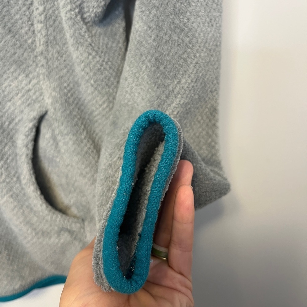 Patagonia Women’s Retool Snap-T Fleece X-Small Grey Teal - Picture 8 of 13